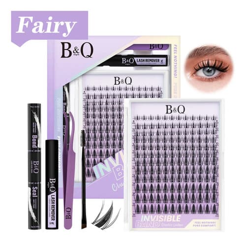 Kit Extensão de Cílios B&Qaugen Fairy Mink