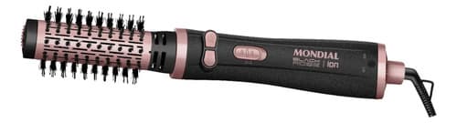 Escova Rotativa Mondial Tourmaline Ion Rosa