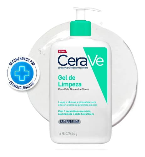 CeraVe Gel de Limpeza Facial Pele Oleosa 454g