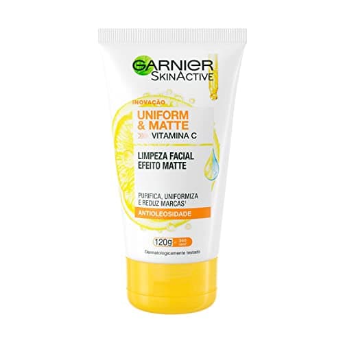 Garnier Uniform & Matte Sabonete Facial Vitamina C 120g